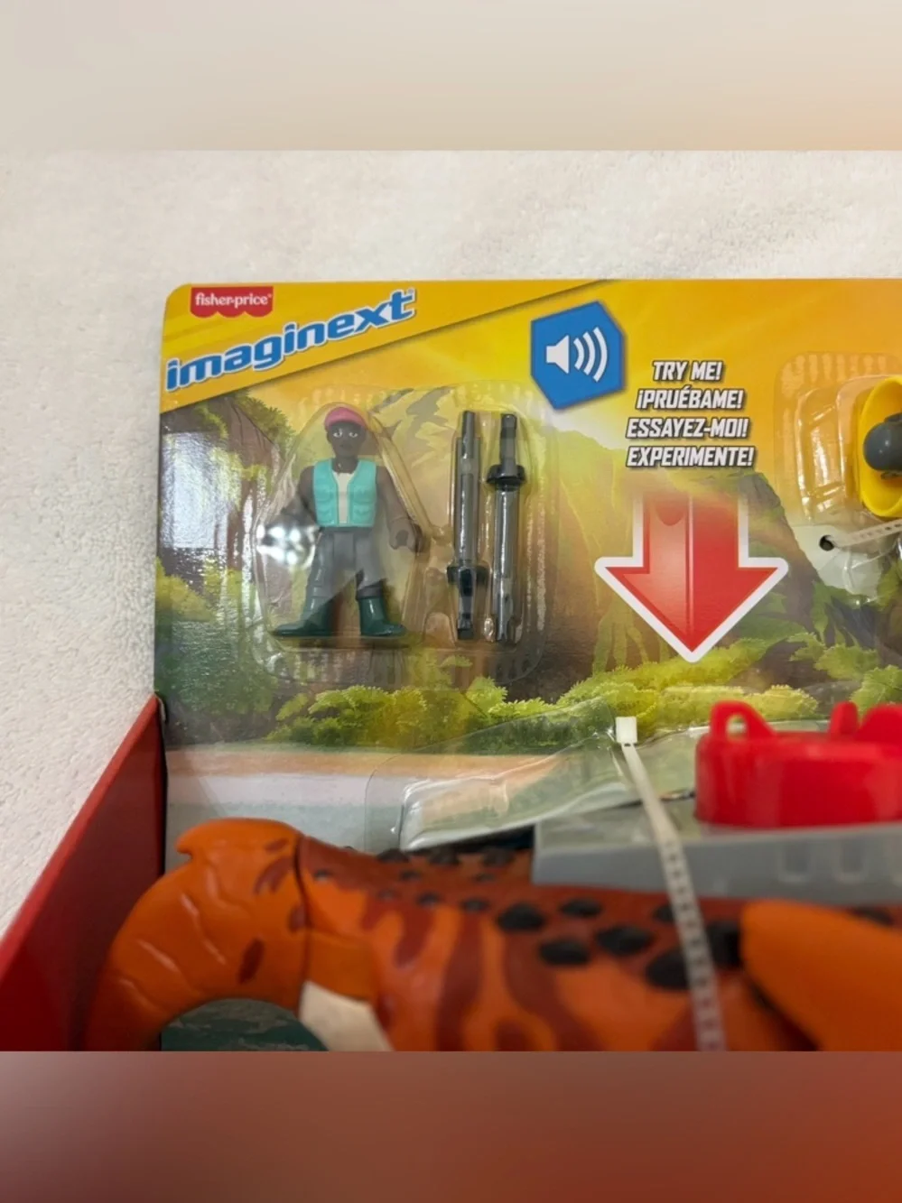 NEW Fisher-Price Imaginext Jurassic World Rebirth Aqua Chomp Chase Mosasaurus